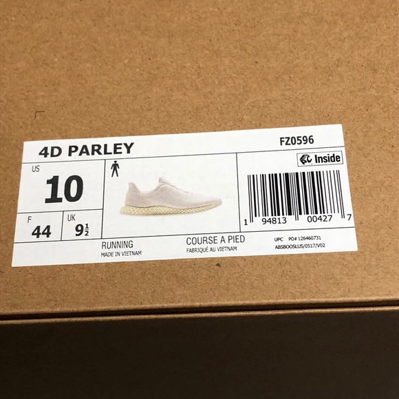 Adidas Ultra 4D Parley Cream White men Sz 10 shoes - Picture 9 of 9